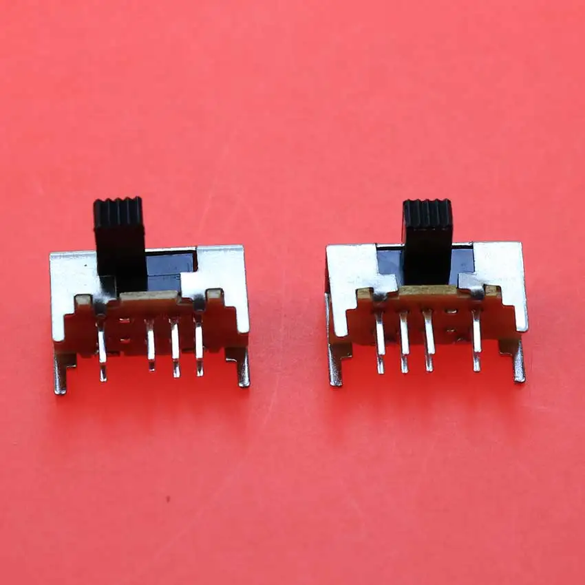 10PCS Panel PCB 8 Pin 3 Position 2P3T DP3T Schiebeschalter Seitenknopf Gerade Fuß Schalter Griff Toggle Netzschalter SK23D05 – Detail 2