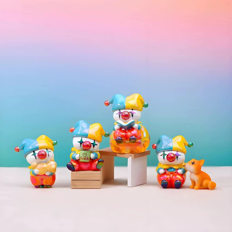 New Arrival Hot Selling Circus Clown Diary Blind Box Novel Trendy Toy Figurine Workstation Decoration  Birthday Gift Garage Kit view 3