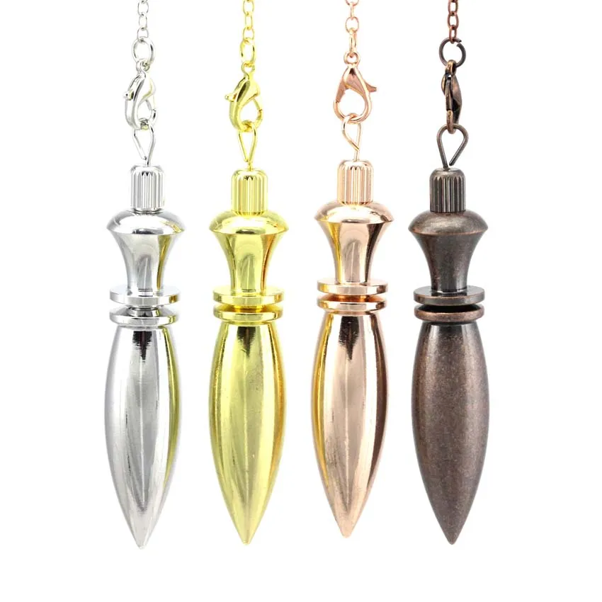 Péndulo de adivinación de radiestesia Karnak, péndulos de Metal egipcio, colgante de latón, herramienta de colgantes espirituales de Reiki Heavy Dowser