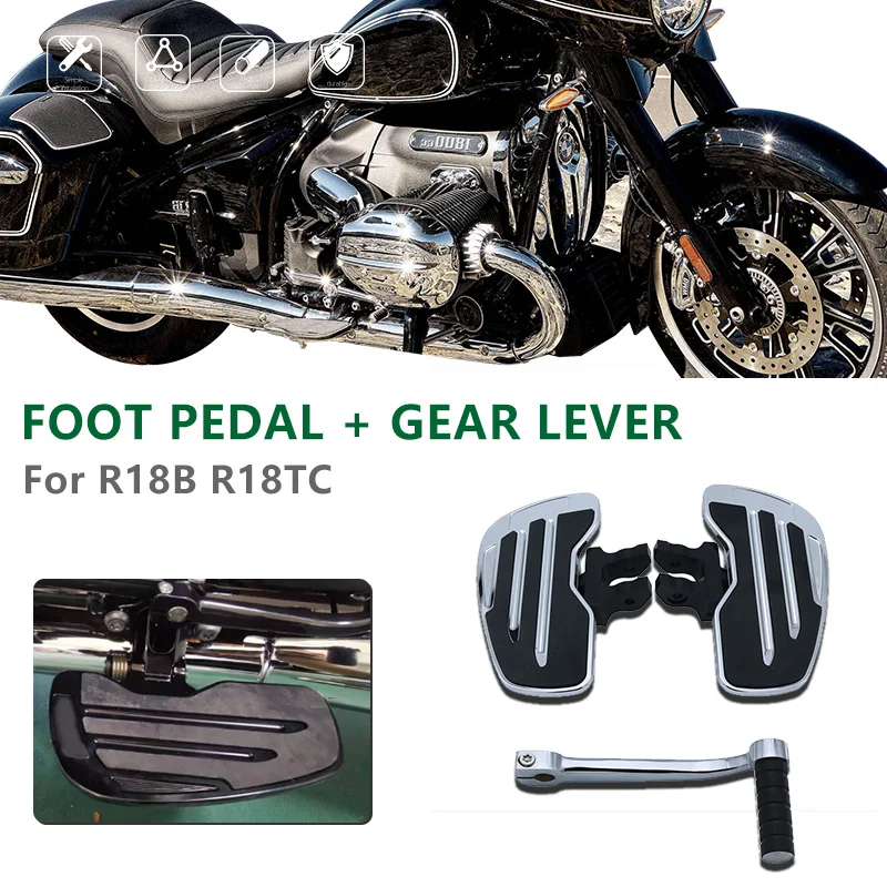 Motorcycle Widened Footrest for BMW R18B R18TC R18 B/TC Front Foot Pedal Modified Scooter High Quality Aluminum Accessories New