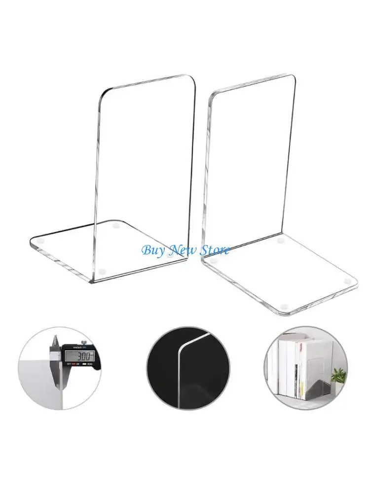 

20CE Acrylic Books Stand Clear Display Stand, Book Display Stand for Displaying Books
