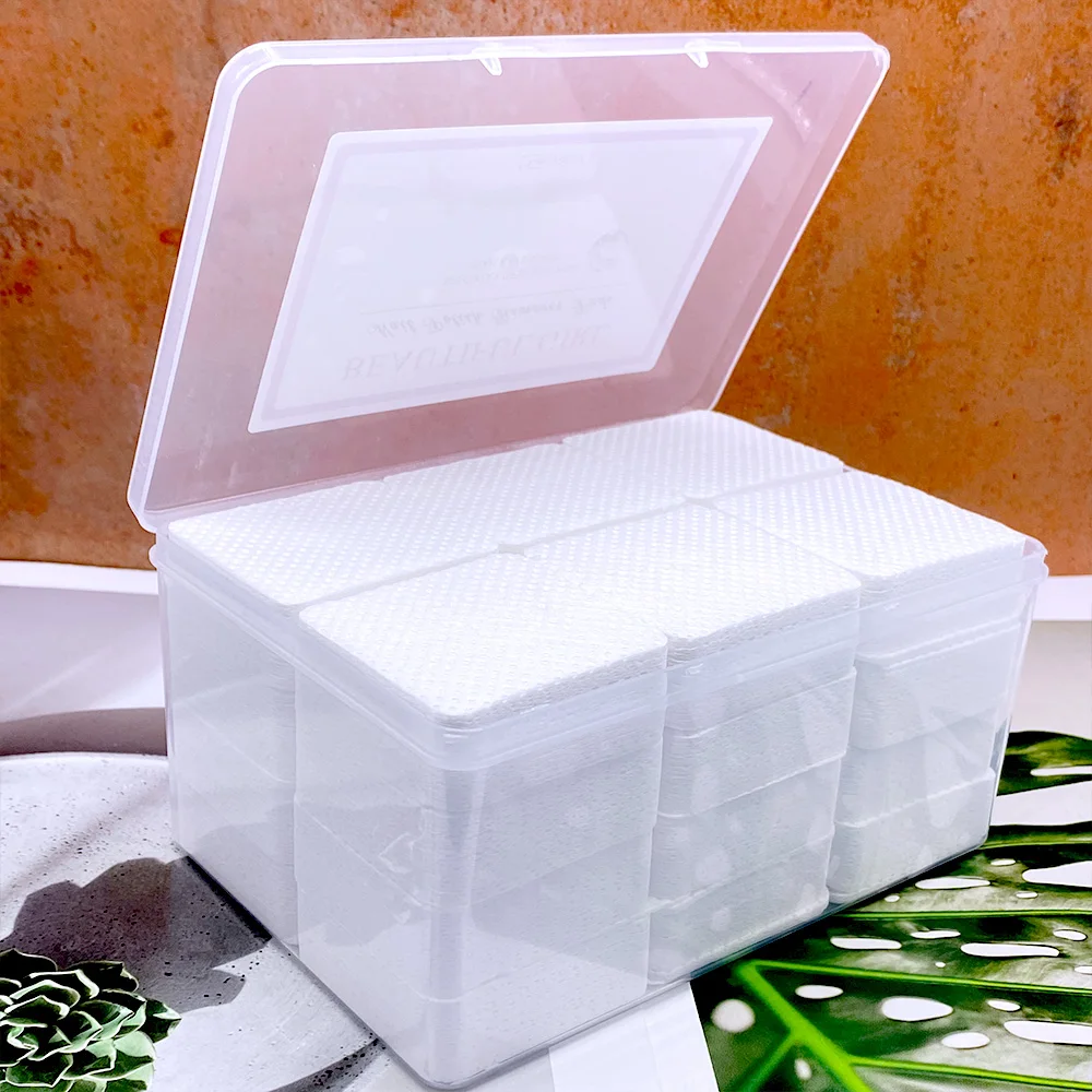 1200pcs Wipes Paper Cotton Eyelash Glue Remover Wipe Mouth Of The Glue Bottle Prevent Clogging Glue Cleaner Pads Lash Extension