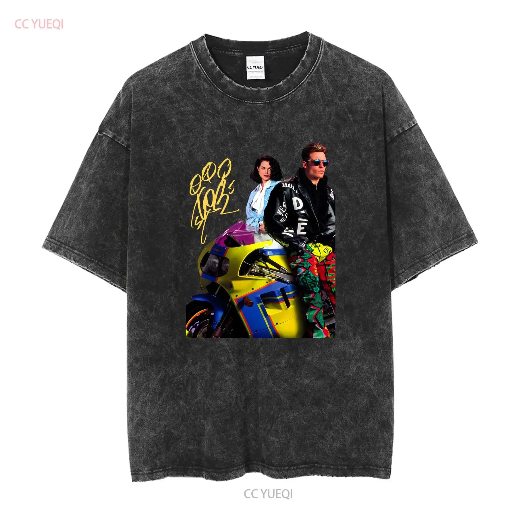 New Acheter Cool As Vanilla Ice Black men All size T Shirt FN1635 long sleeves vintage Washed Stylish Soft designer clothes
