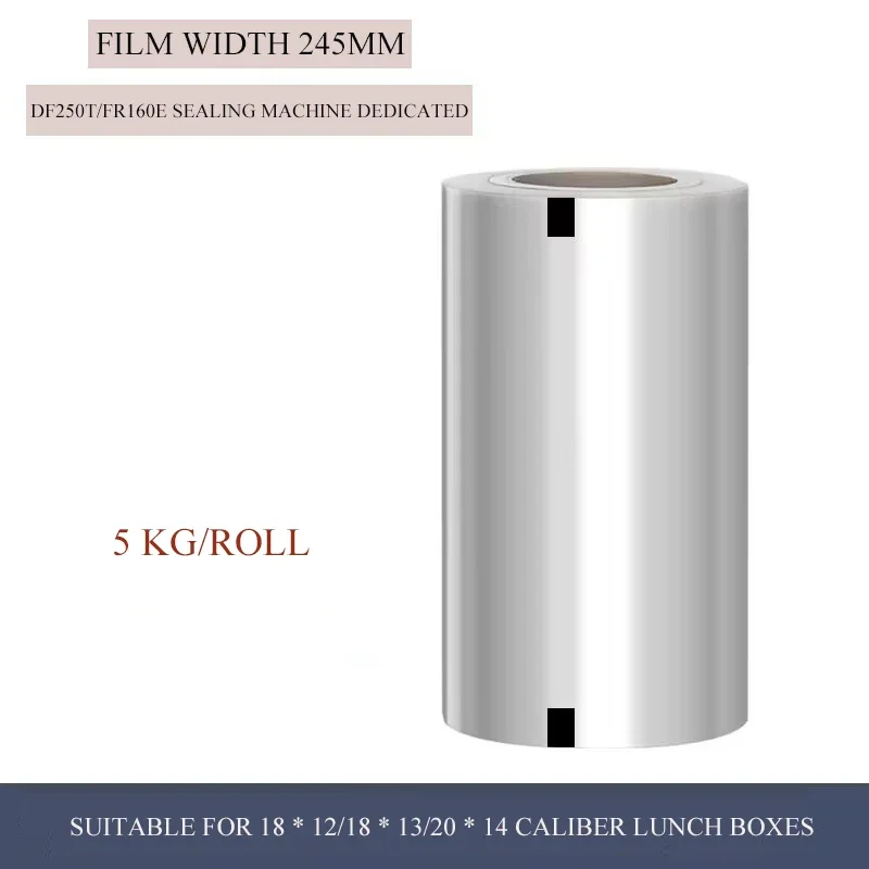 Buruimu Maßgeschneiderte Filmdichtung, ca. 245 mm Einweg-Lunchbox, geeignet für 1812/1813/20 LIBER Lunchbox