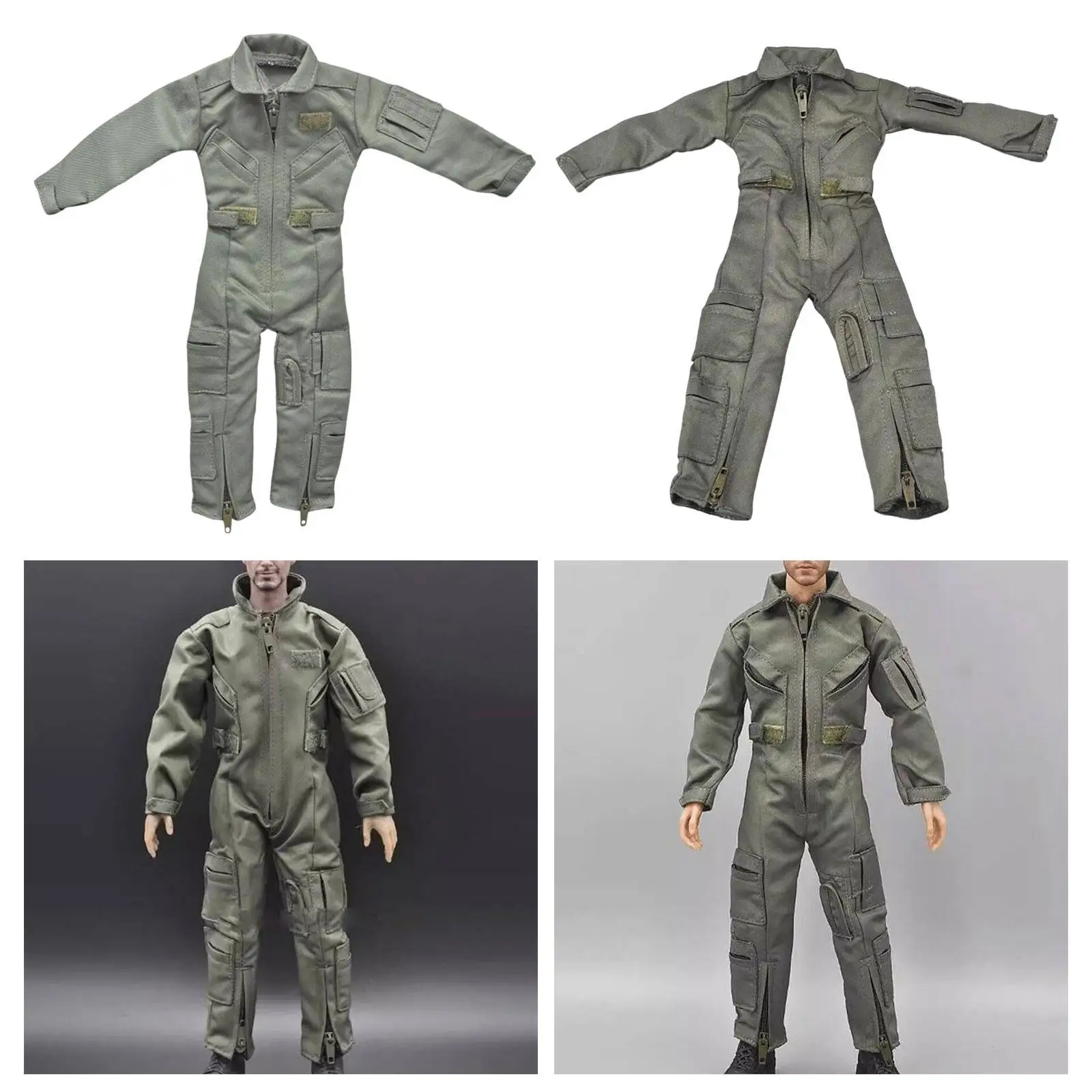 

1/6 Scale Male Jumpsuit Fashion Costume for 12 inch Figure Body