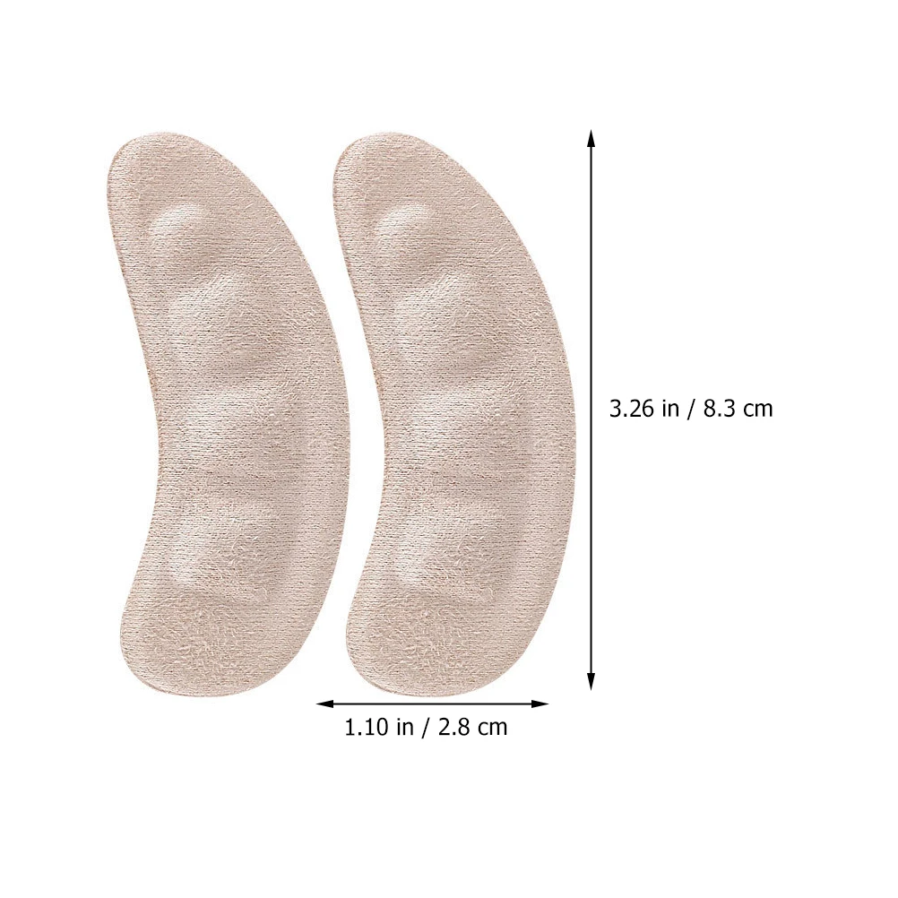 

4 Pairs Anti slip Heel Stickers Invisible High heeled Pads Breathable Sweat absorbent Forefoot Cushions Skid proof Abrasion