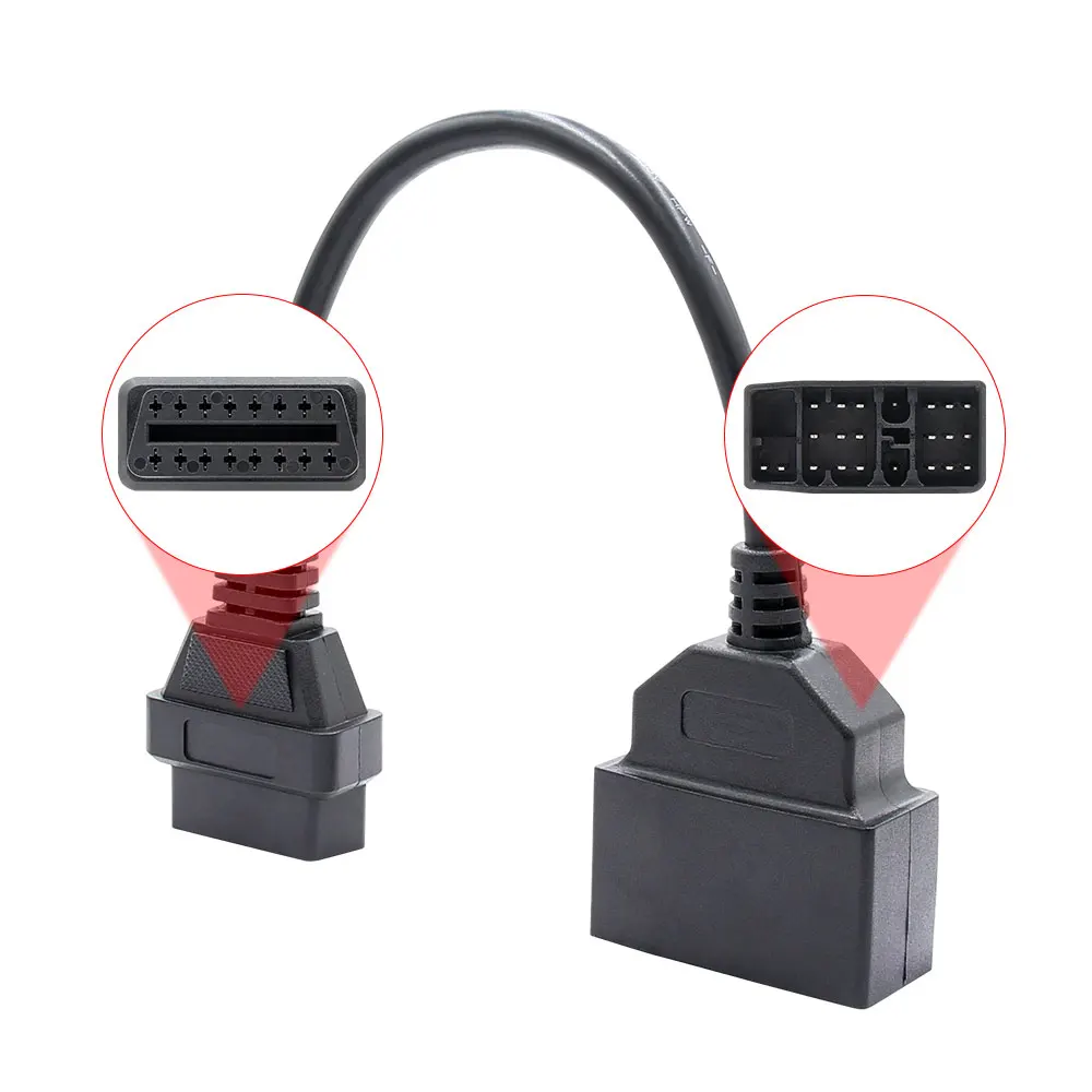Best Quality Scanner Tool 22 Pin Connective Cable for Toyota Old Car Diagnosis Interface to Obd 2 16pin Male Connector