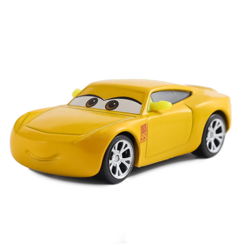 Auto Disney Pixar Cars 2 3 Lightning McQueen Sally Ramone Cruz Ramirez 1:55 Diecast veicolo in lega auto per bambini giocattoli