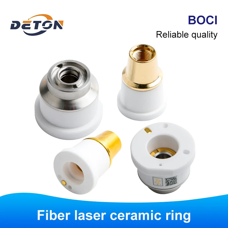 

Laser cutting nozzle ceramic BOCI strong wear resistant ceramic ring Used in optical fiber laser cutting equipment