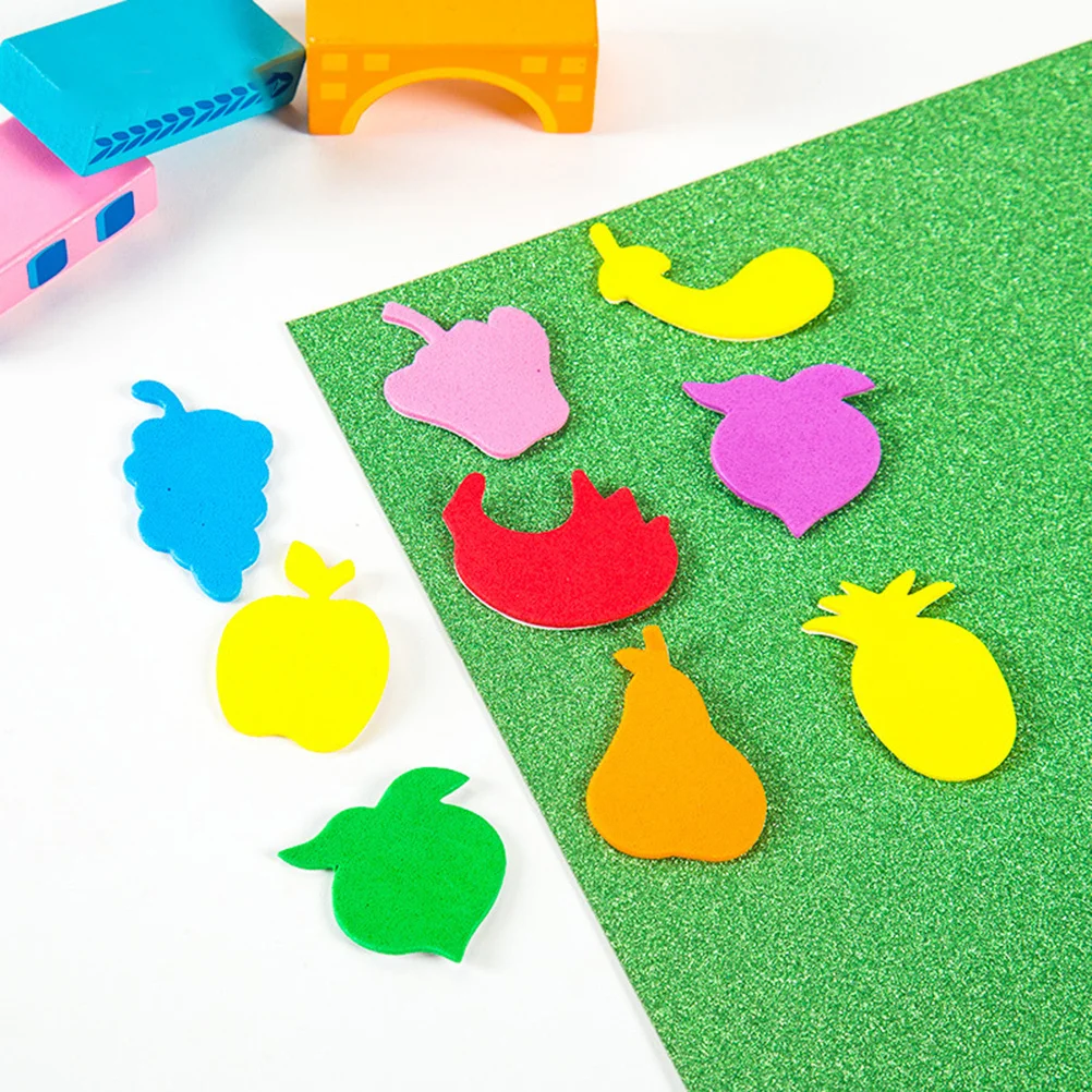 4Set Eva Stickers Kids Self-Adhesive DIY Creative Decorative Stickers for Classroom Scrapbooks Gift Wrappers Home Craft Use