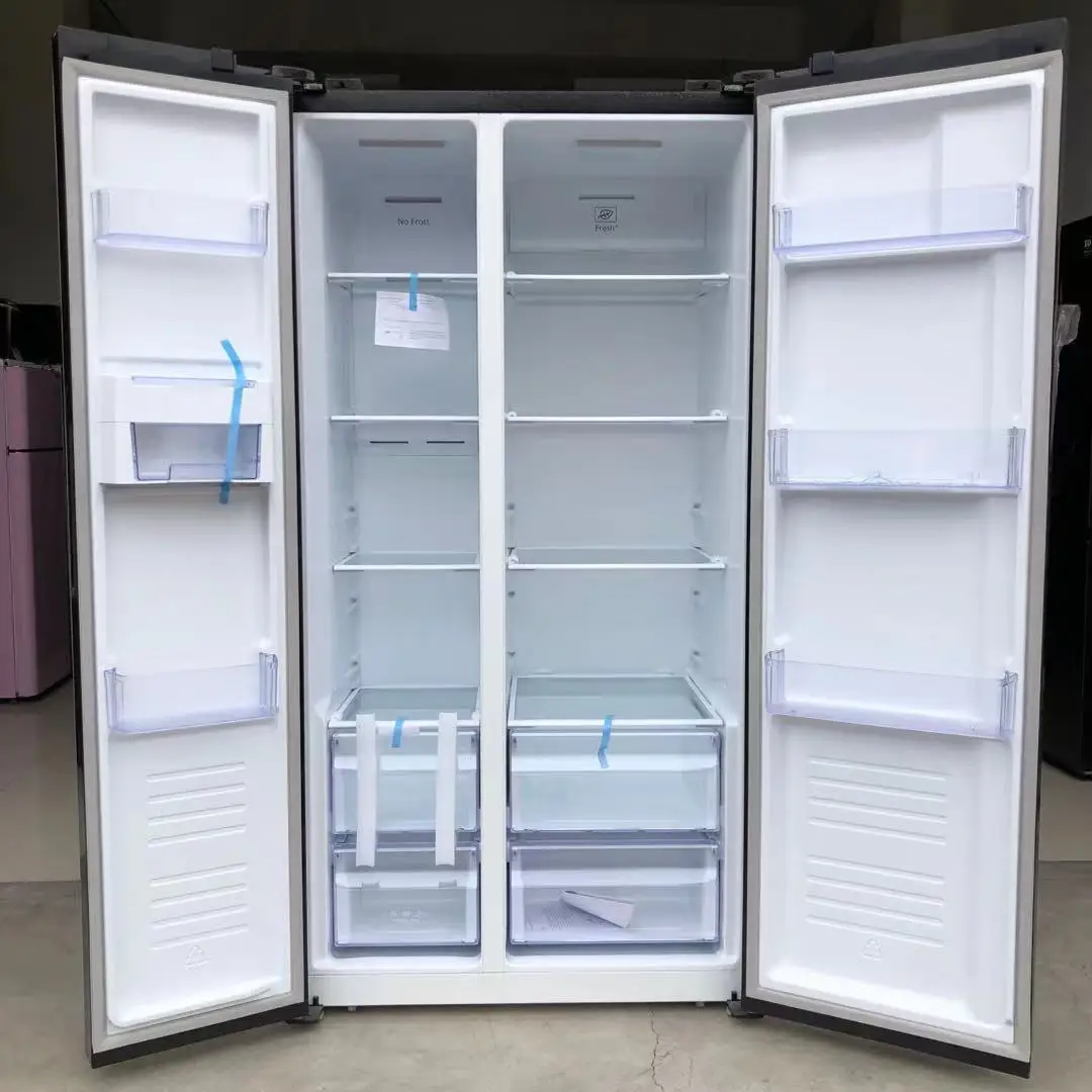 570L  Energy-saving Refrigerator with Air-cooling and Frost-free Function Double-door Refrigerator for Household Use Wholesale