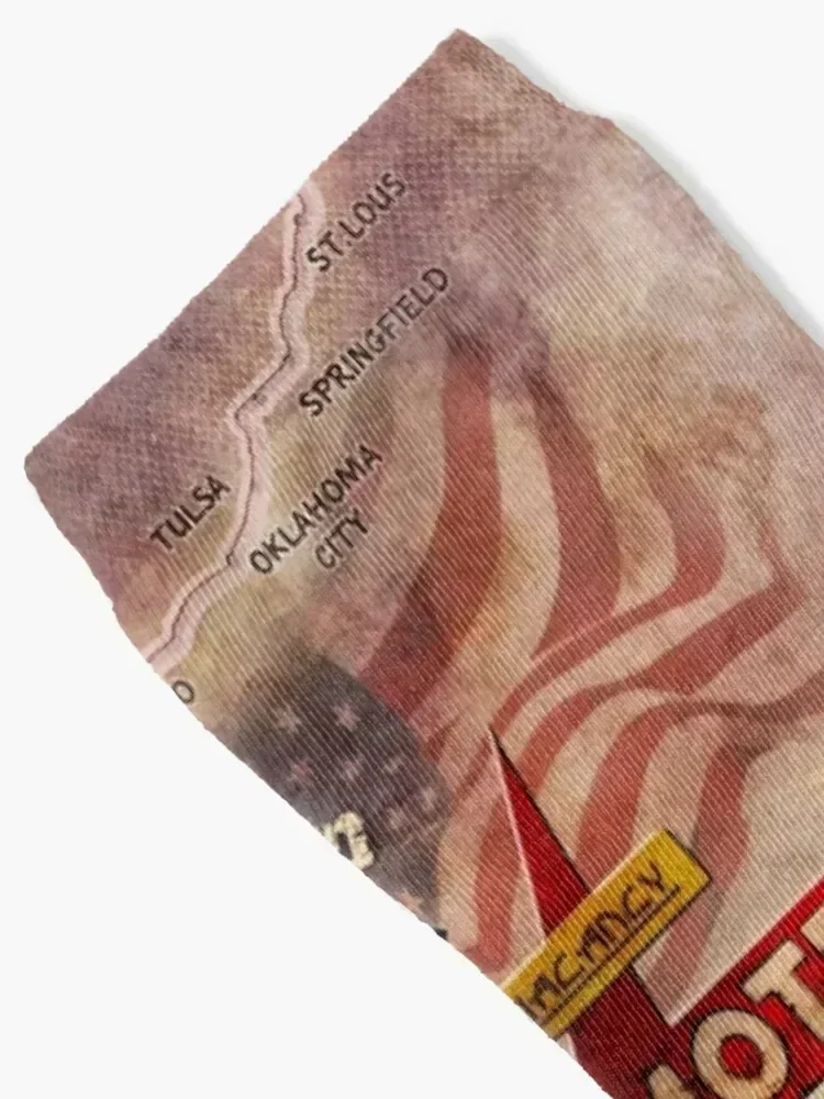 Get your Kicks on Route 66 Socks Argentina Running japanese fashion summer Socks For Man Women's