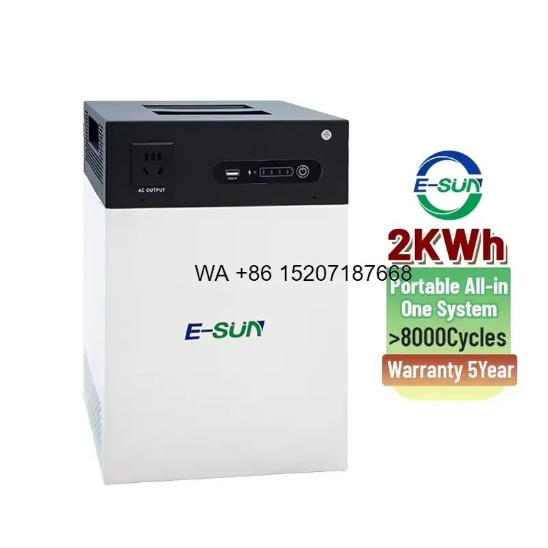 Wmwmnu for 51.2V 6KW All in One Home Energy Storage Battery Inverter 2KWh 8KWh 16KWh Hybrid Solar ESS System Stacked Lithium