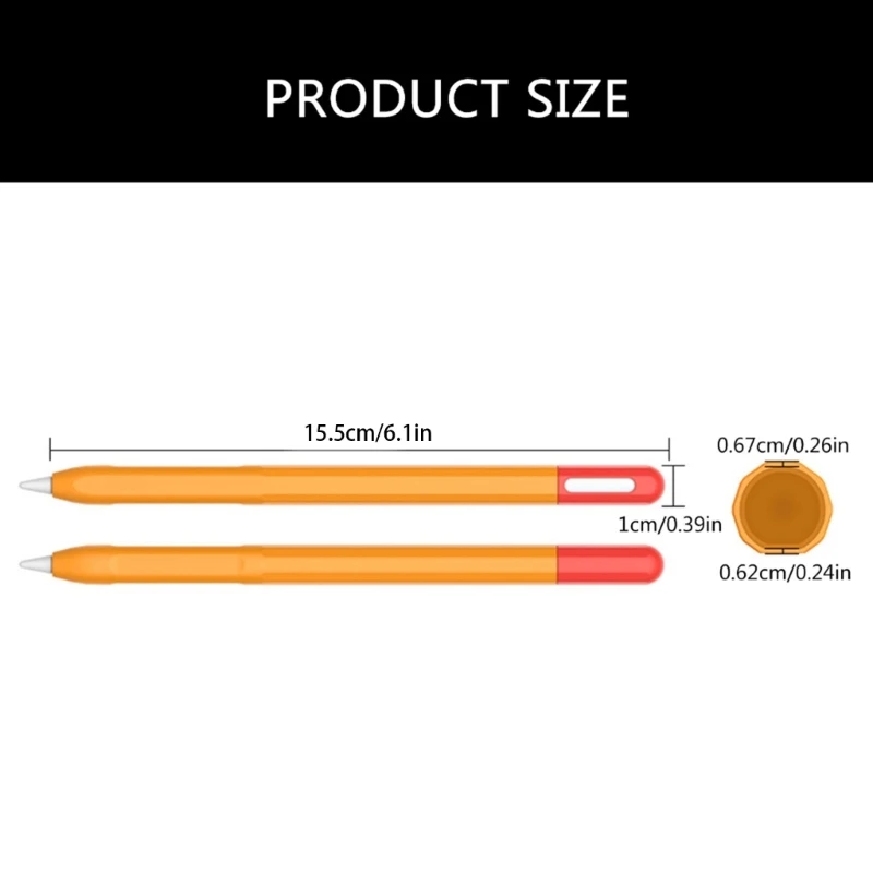 Protections Silicone Pen Skin, Easy To Install for Pencil Everyday Use Dropshipping