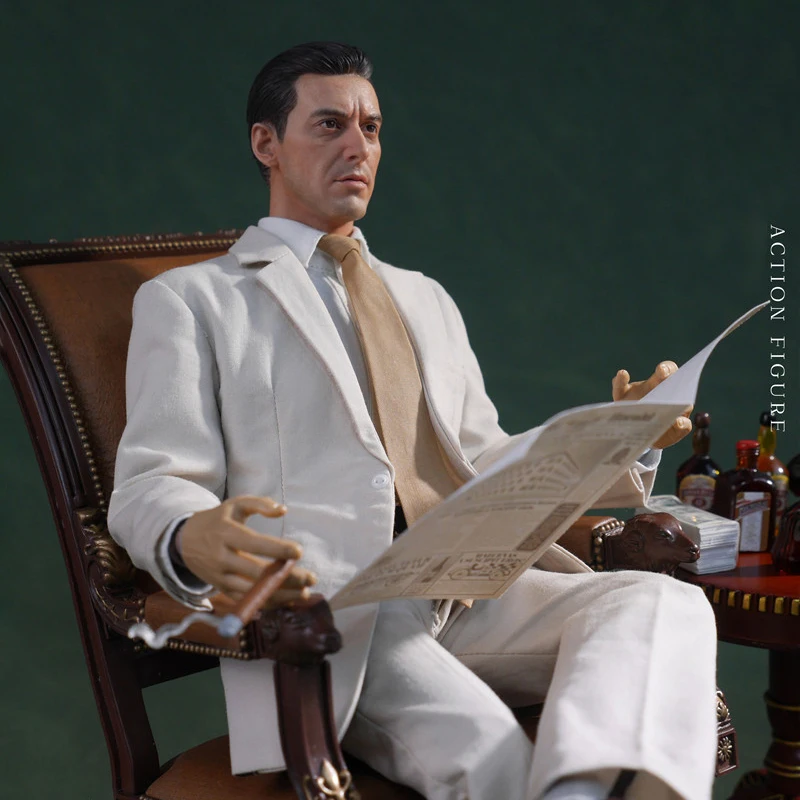 

FISH BONETOYS FB-Z008 1/6 The Bad Father PartII Collectible Action Figure Movie Michael Corleone Role Mini 12" Full Set Soldier