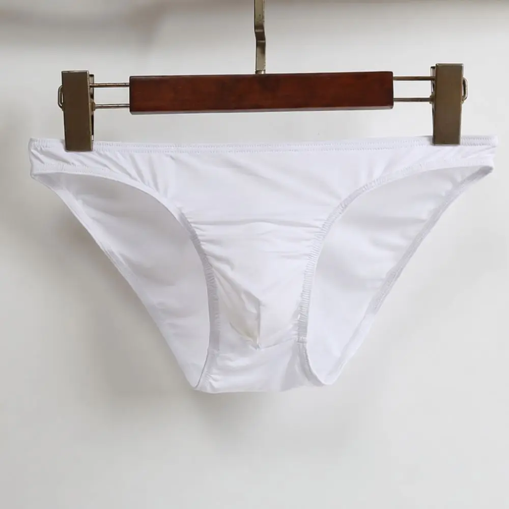 Mens Underwear Sexy Low Rise Briefs Transparent Breathable Panties Thin Soft Pouch Ergonomic Quality Fashion Underpants