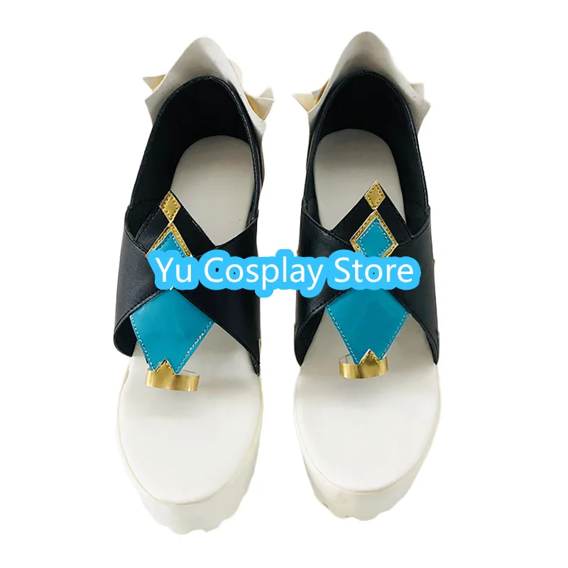 Genshin Impact Shenhe Scarpe Cosplay Scarpe Cosplay Anime Stivali Costumi di Halloween Puntelli Yu Cosplay Store