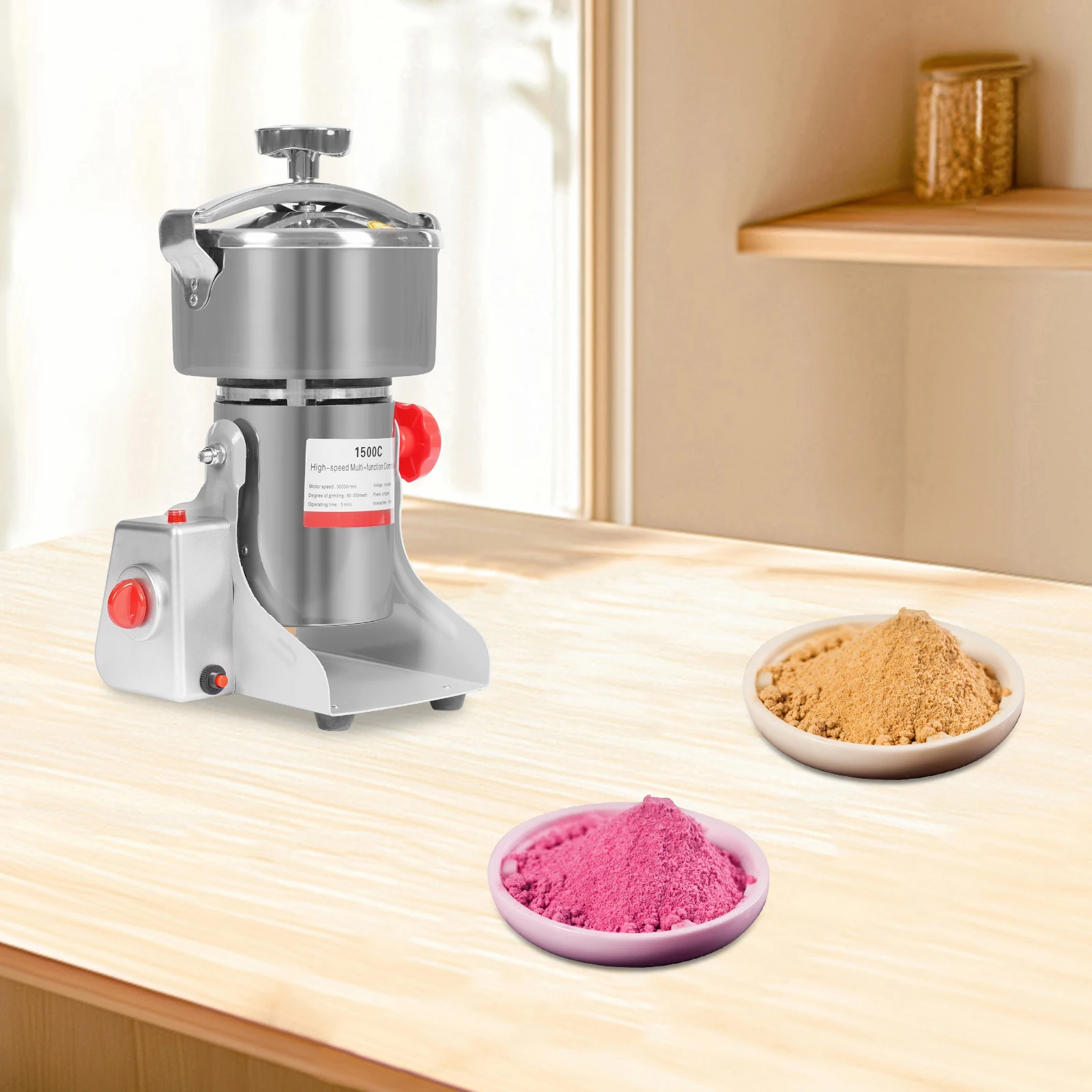 1500g/1000g Electric Grain Mill Grinder 5