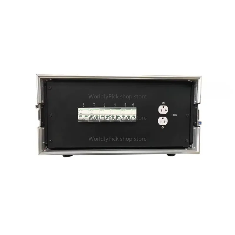 Portable Power Distribution Box 200Amp Input 3 Phase Industrial Site Sub-Panel Electrical Construction Box Outdoor Use