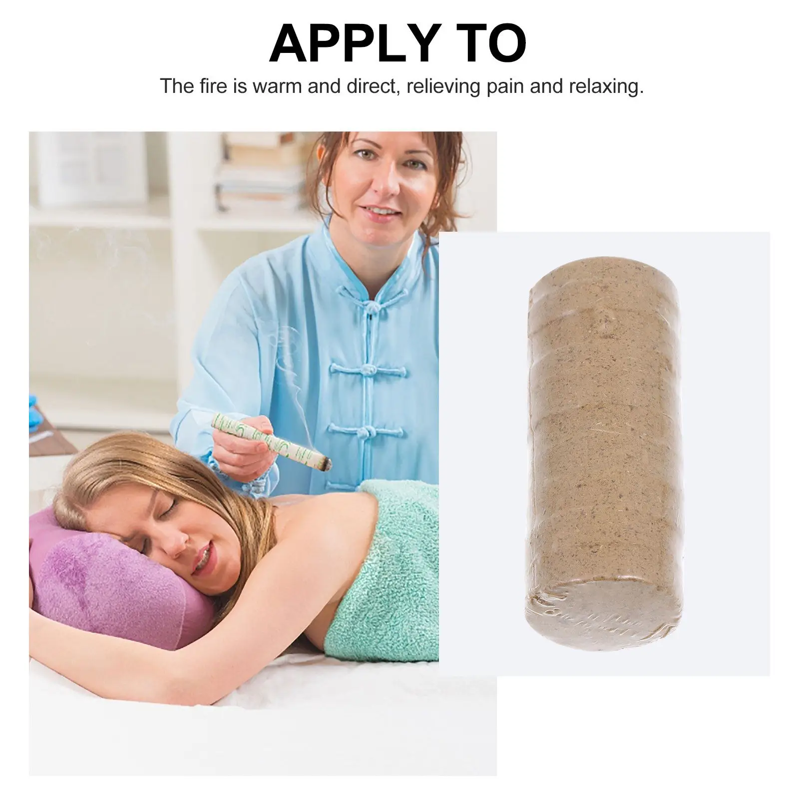 

20pcs Moxa Cake Aged Mugwort Moisture Proof Compact Lightweight Pain Relief Foot Bath Accessory Massage Tool Small