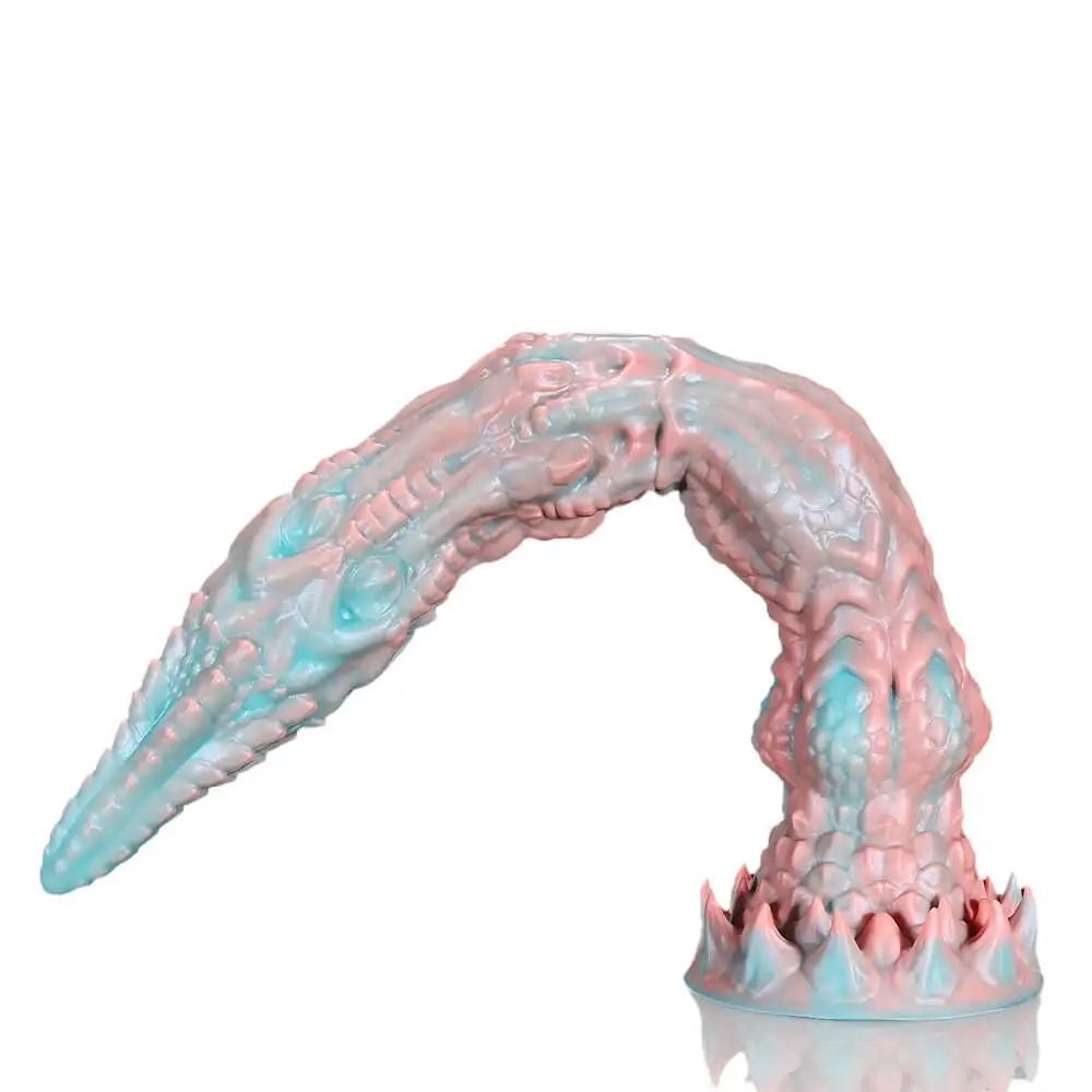 Nothosaur Giant Knot Dog Dildo Silicone fantasy sex toys Penis With Sucker Dick Anal Plug Sex Toys