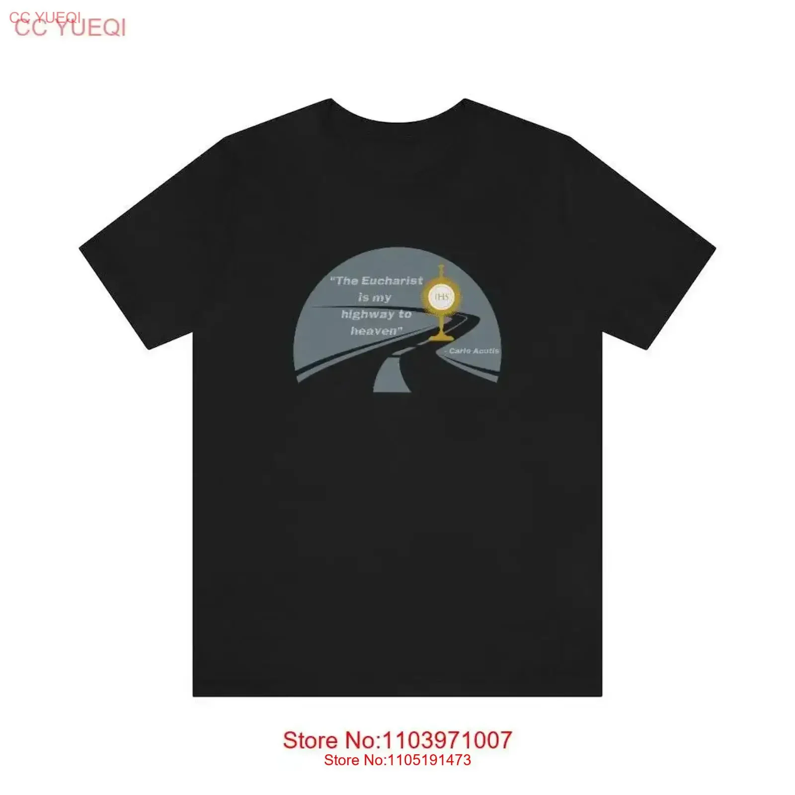 

Футболка «Эвхаристическая шоссе на небесах» Благословенная футболка Carlo Acutis Servant of God Католическая христианская винтажная стираная графика Растянутая