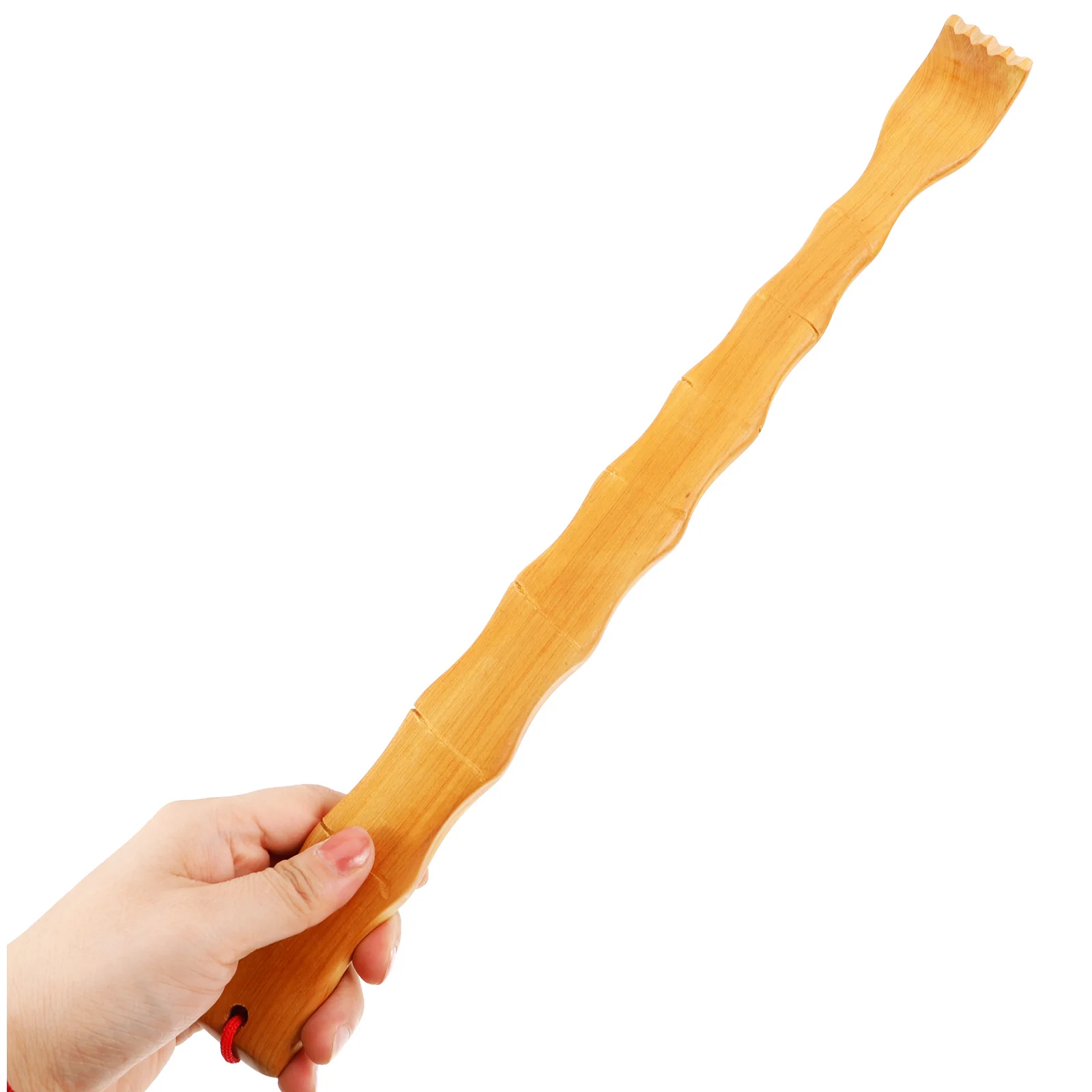 

Wood Long Handle Back Scratcher Manual Body Scratcher Tool Portable Back Massage Tool Useful for Home Travel Elders Men Women