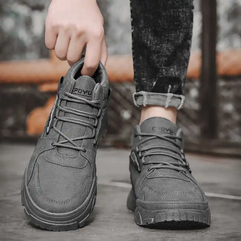 Normal Leather Pipe Boots New In Women's Boots Running Sneakers For Purple Sports Shoes Athletics Special Use Sabot