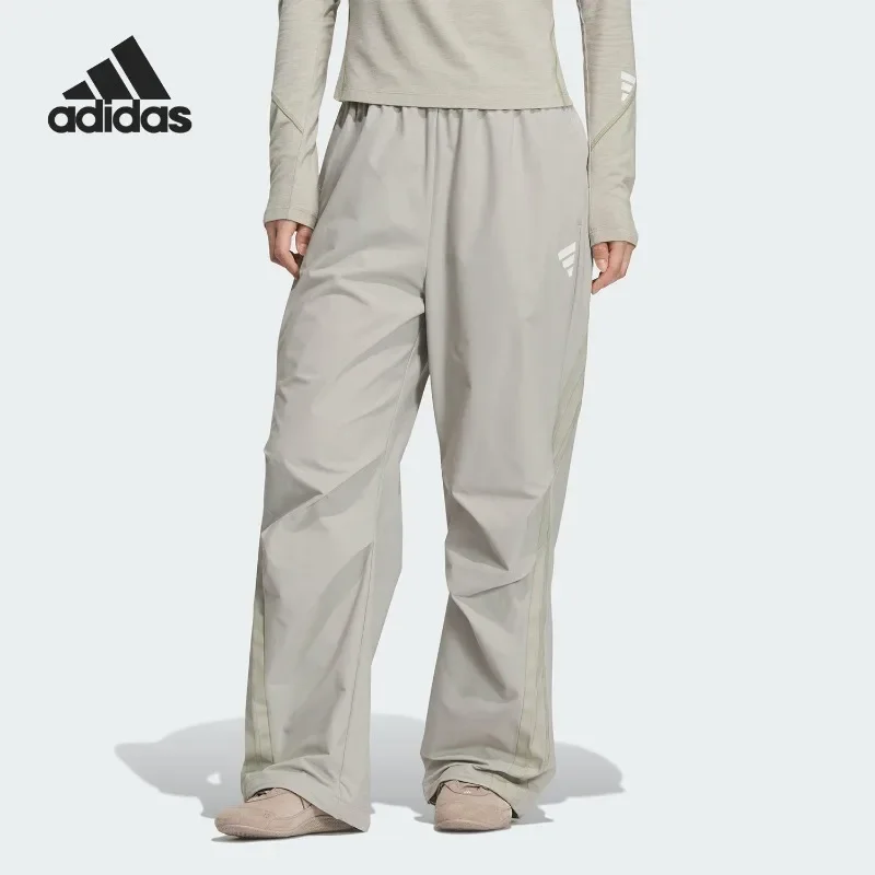 Adidas Four Seasons Women's Daily Loose Woven Casual Trousers, Pants for Women Training & Daily Wear KC5788
