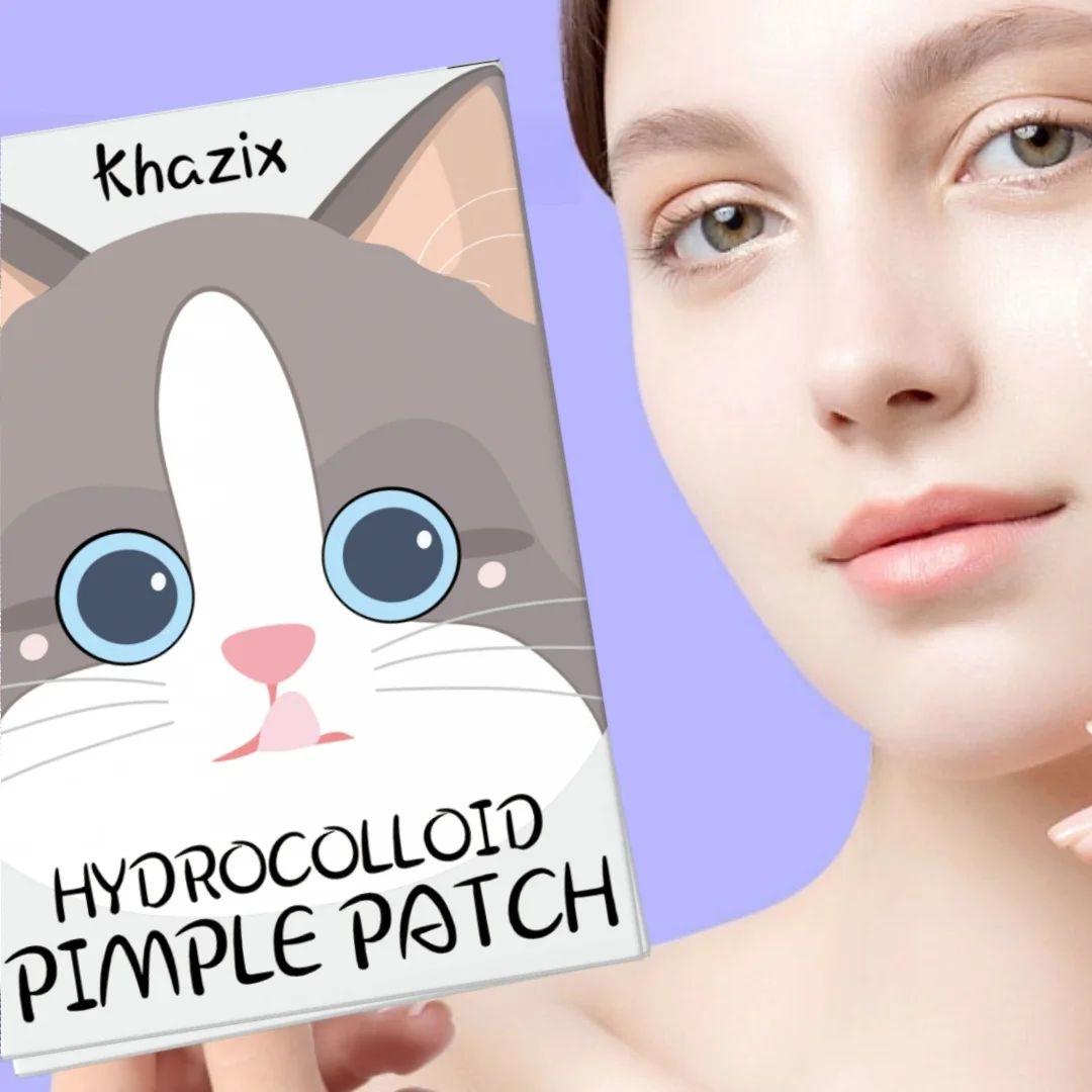 40 قطعة من رقع حب الشباب بحمض الساليسيليك - ملصقات غير مرئية ولطيفة على شكل قطة لمحاربة البثور وتهدئة البشرة #4