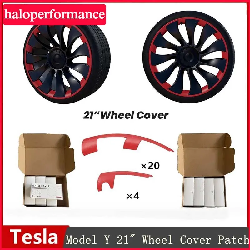 21 Inch Wheel Cover Rim Patch For Tesla Model Y 2021-2024 21\