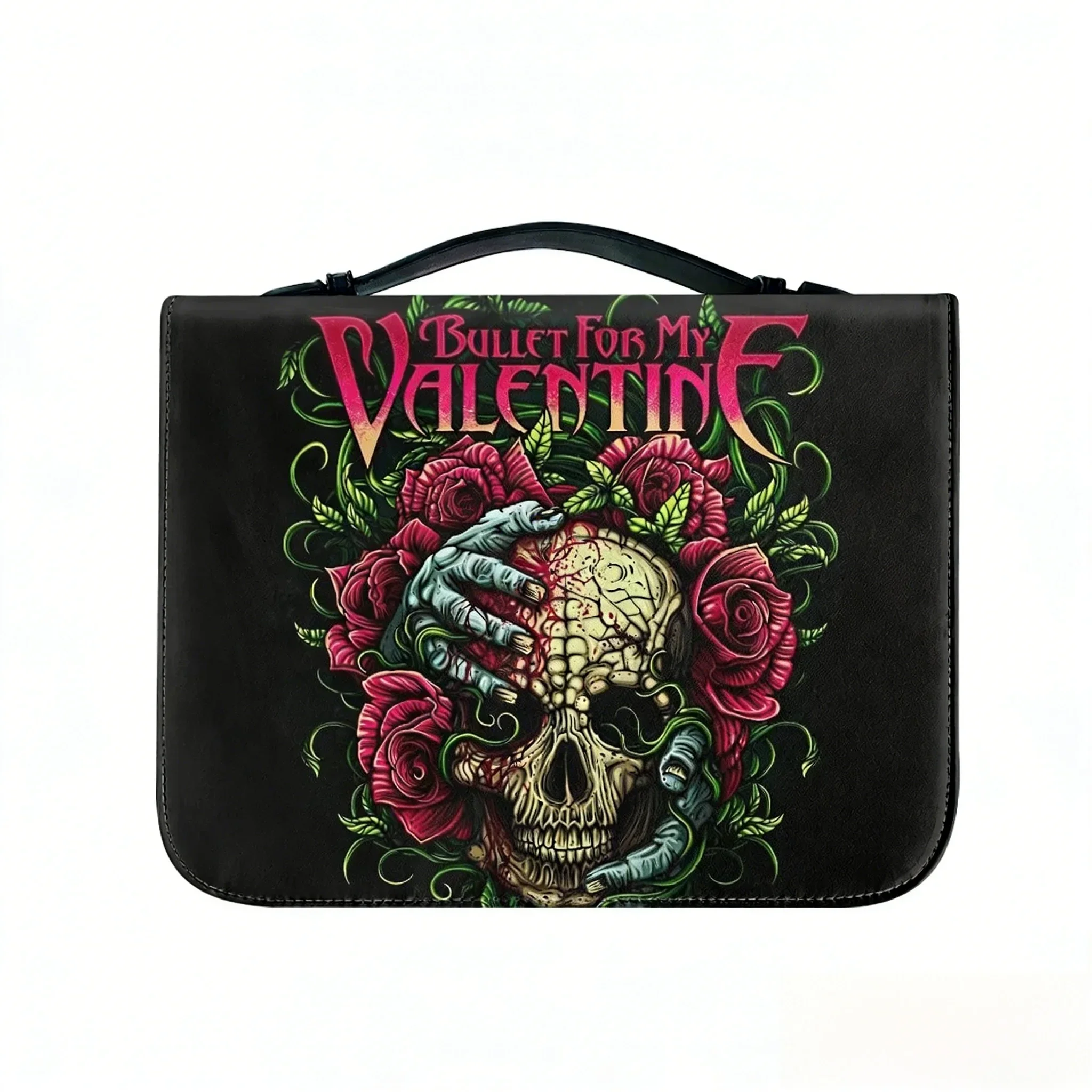 Bullet for My Valentine Bible Bags Christian Gifts Personalized Cover Bible Pack Waterproof Leather Bag Pockets Package Case