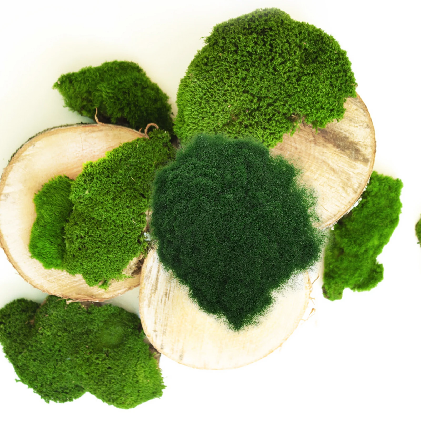 Artificial Turf Powder Fake Grass Craft Diy Miniature Moss Architecture Supply Terrain Sand Table Micro Scene