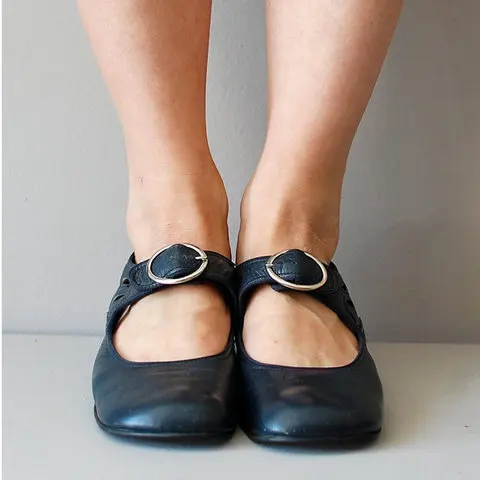 Retro Mittelalterliche Damenschuhe Mary für Alle Jahreszeiten, Weiche Sohle, Frühling, Niedriger Absatz, Freizeitschuhe mit Schnallenriemen, Bequemes Schuhwerk 2026 – Detail 8