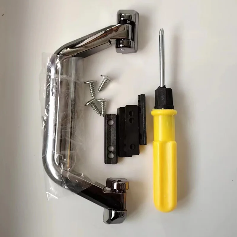 

Irregular Frame Handle Repair Trolley Case Small Short Handle Bright Gun Color Box Durable And Fashionable Handle Hardware
