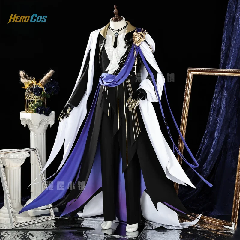 

Arknights Tragodia Cosplay Costume Game Suit Gorgeous Handsome Uniform Cosplay Costume Halloween Party Role Play Outfit HERO Cos
