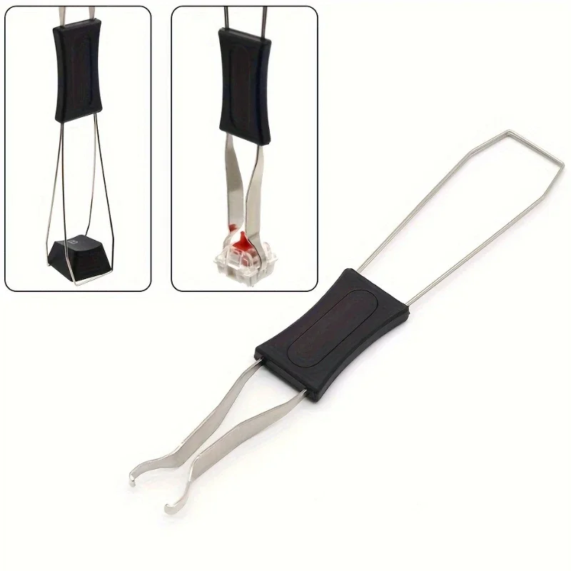 2-in-1-Tastenkappen-Schalterabzieher, Mehrzweck-Tastaturabzieher zum Entfernen mechanischer Tastaturen, Tastenkappen