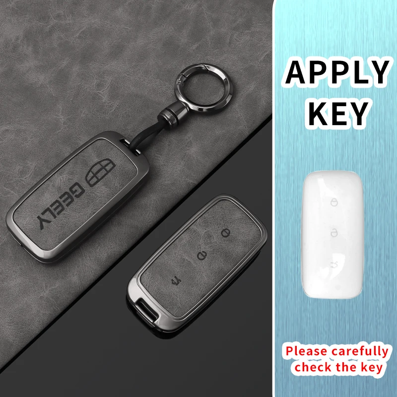 Car Key Holder for Geely Galaxy L6 EX5 Cityray Starry 8 E5 L7 EMI NO.1 Proton E.MAS 7 5 E8 Car Key Case Cover Accessories