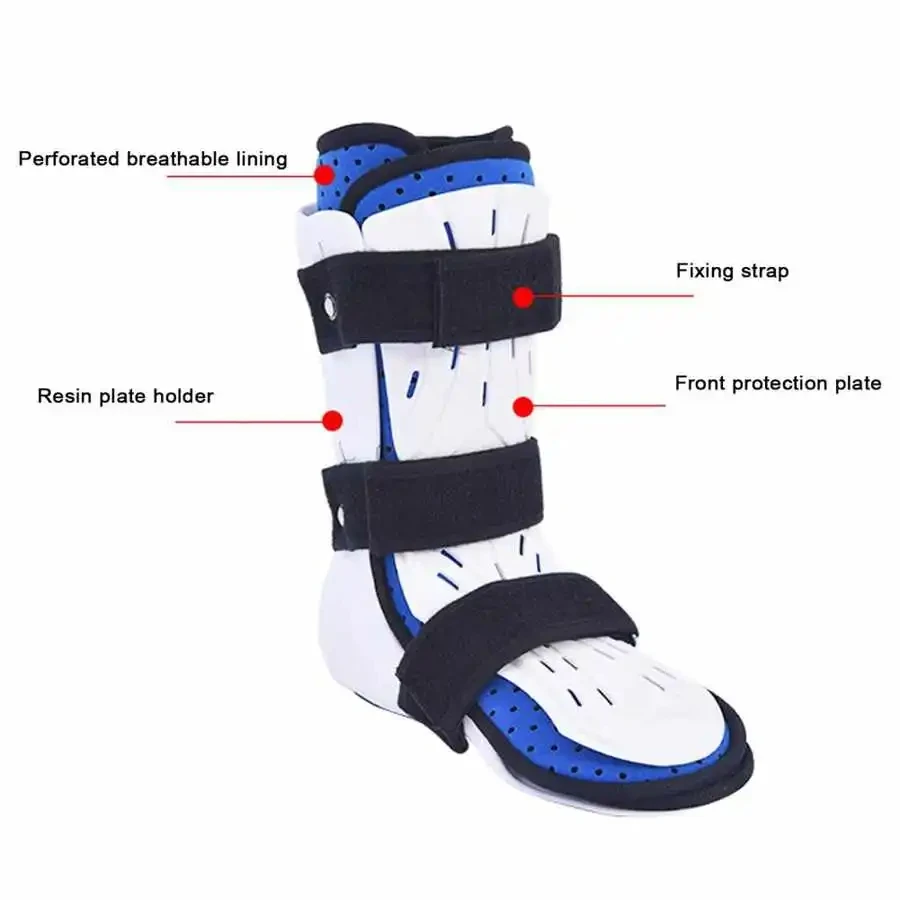 Short Removable Foot Drop Valgus Correction of Ankle Fracture Rehabilitation Ankle Sprain Foot Support Correction Shoes S/M/L