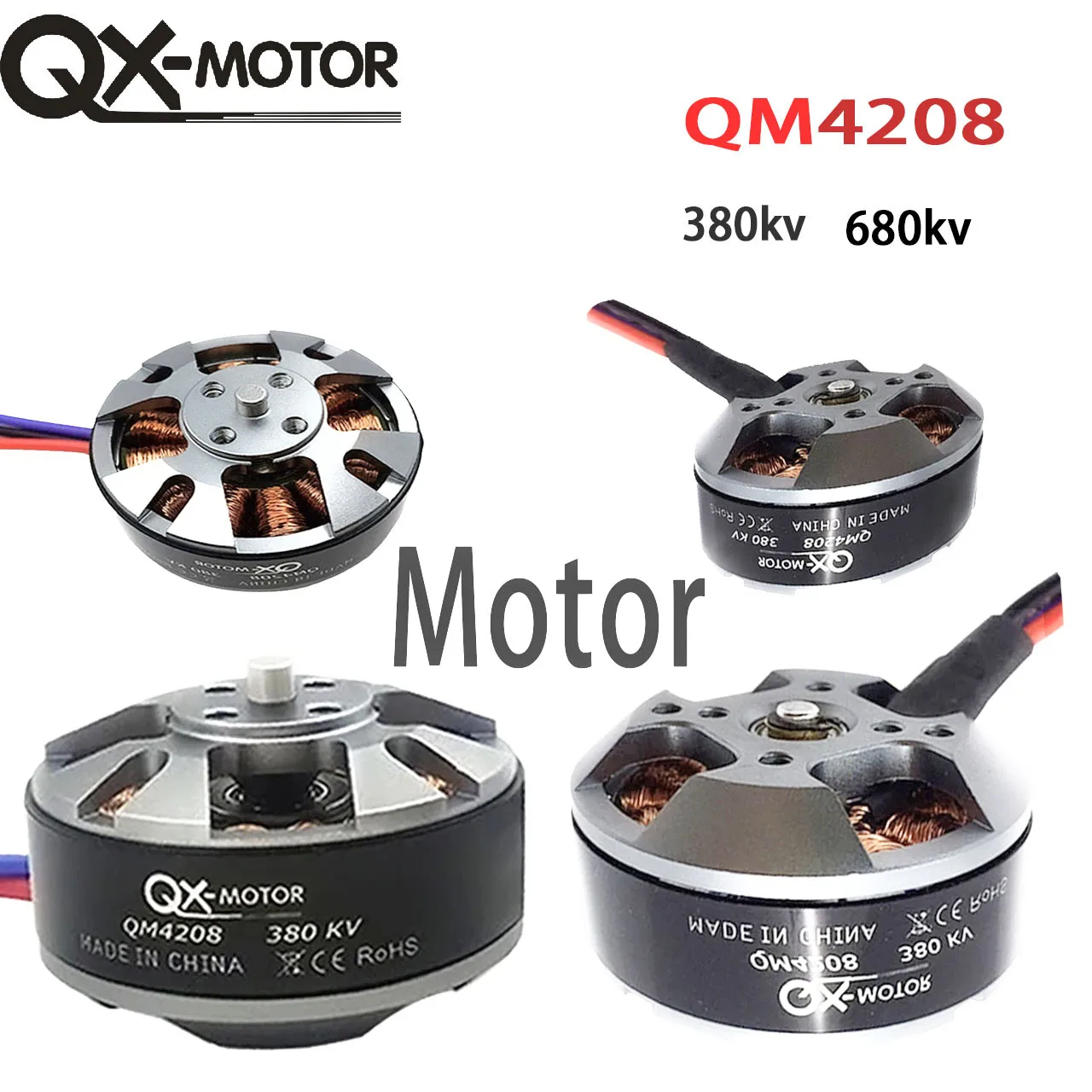 Hot Sale QX-MOTOR 3508 QM4208 380/680KV Brushless Motor Accessories For Remote Control Toy Parts