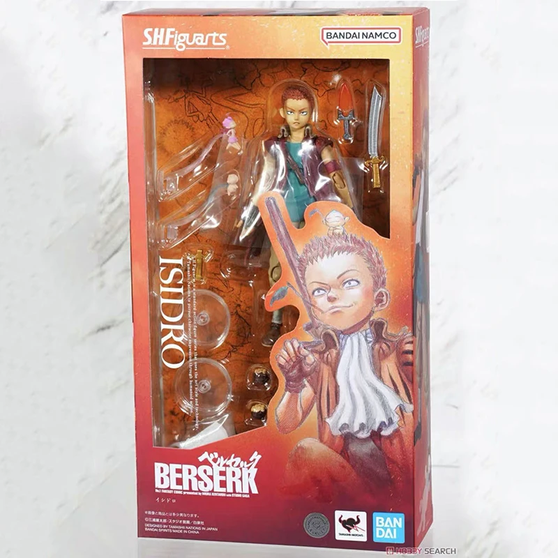 

100% Original Bandai Sh Figuarts Shf Berserk Isidro Action Figures Anime Model Toys Figura Collection