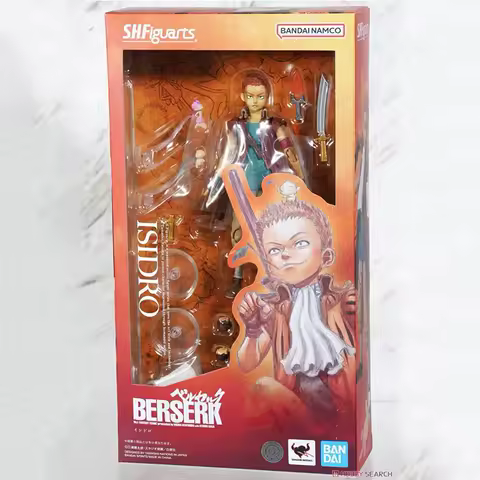 100% Original Bandai Sh Figuarts Shf Berserk Isidro Action Figures Anime Model Toys Figura Collection
