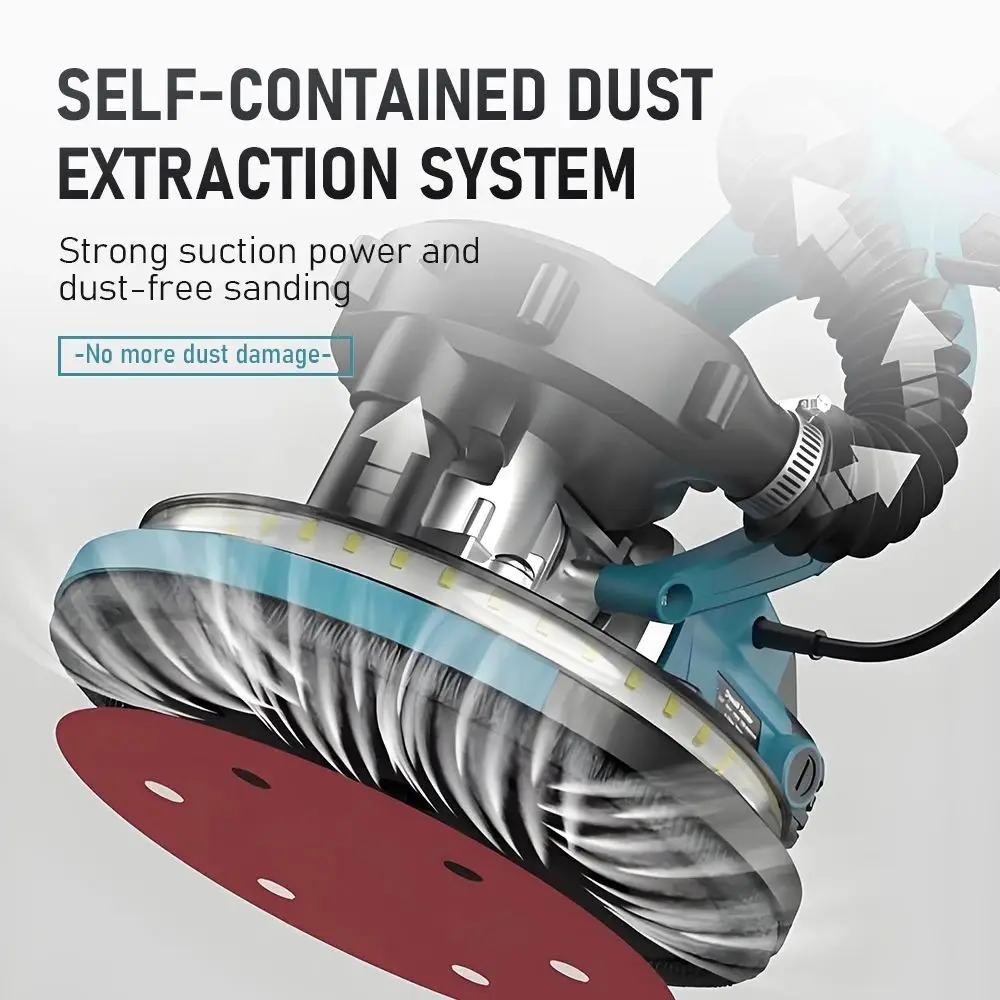 

S1P-ZY-230A Folding wall sander Single air duct putty powder Sand machine Vacuum sandpaper machine Wall grinding wall