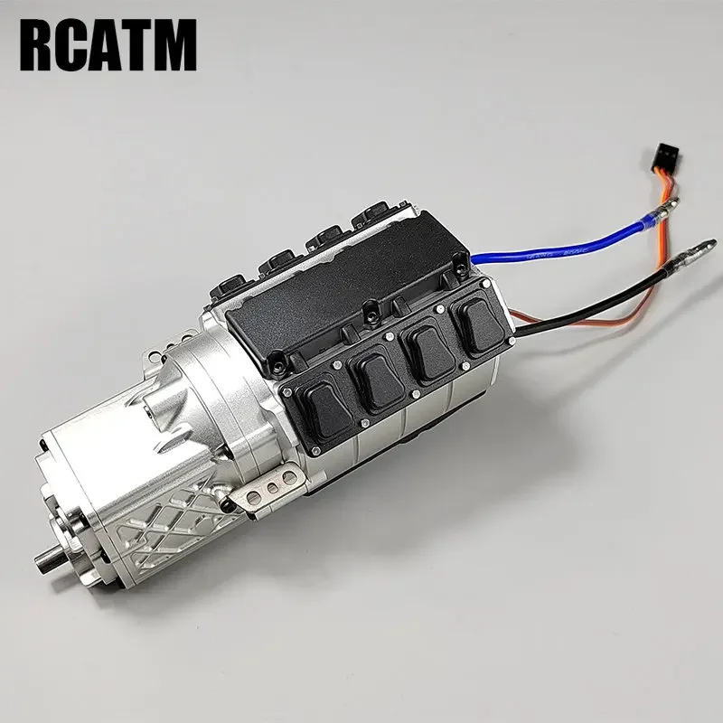 

Metal 2-speed Transmission Gearboxes for 1/14 Tamiya RC Truck Trailer Tipper Scania 770S Benz Actros 3363 Volvo MAN DIY Parts