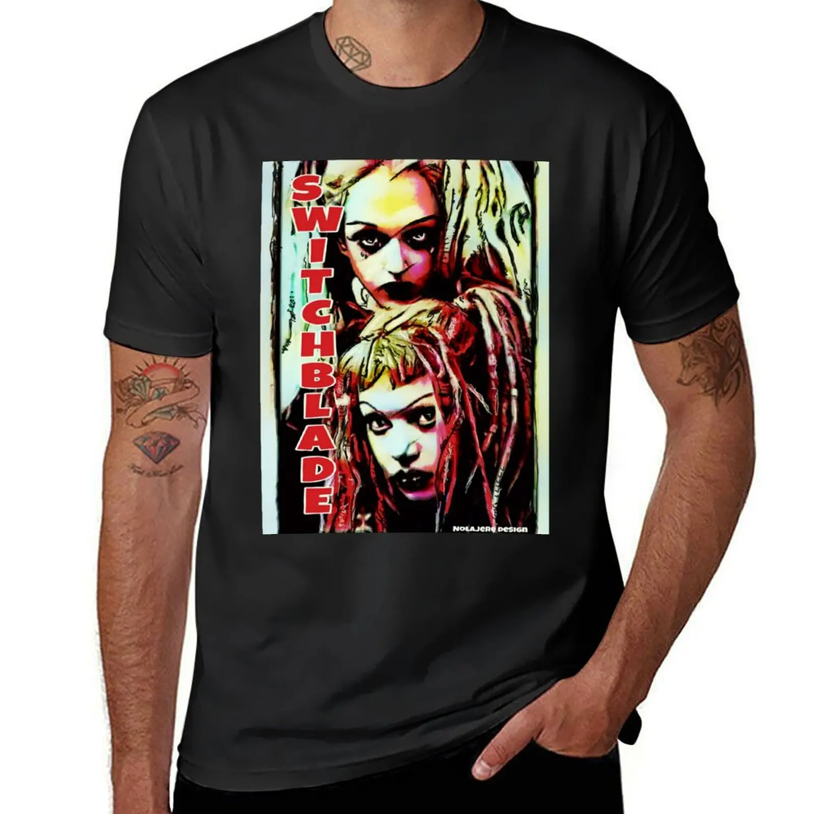 

Switchblade Sisters T-Shirt korean fashion quick drying oversized fitted t shirts for men