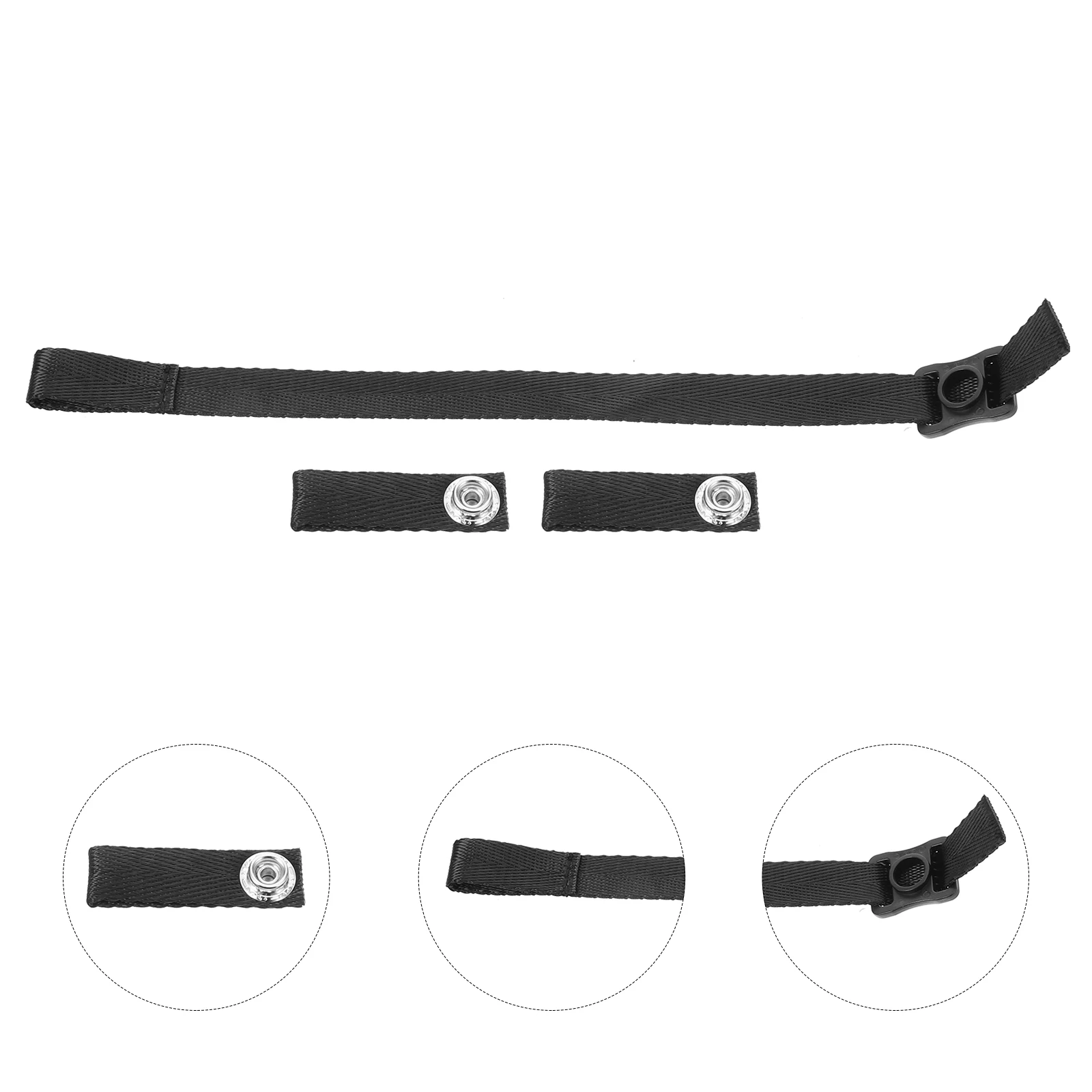 

1 Set Universal Hockey Chin Strap Replacement Polyester Sports Loop Easy Install For Ski Cycling Accessories Under