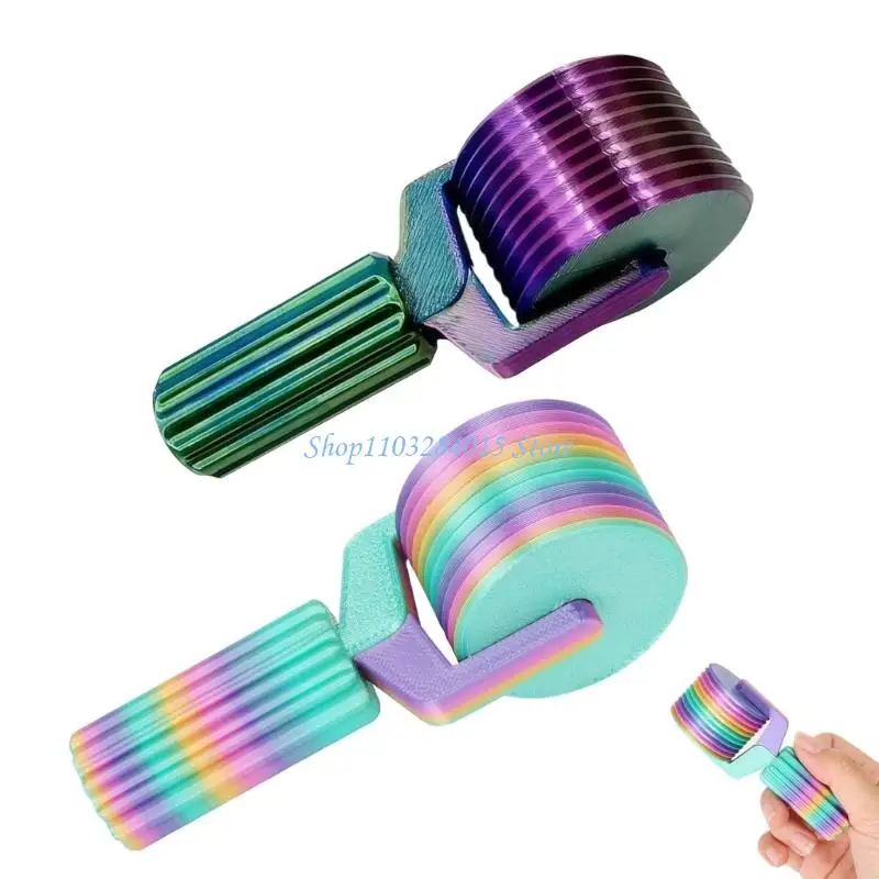 

R6FF Detachable Roller Tool Ergonomic Handle Plastic Roller Craft Tool For Smooth Pressing Rhinestones Embroidery Painting