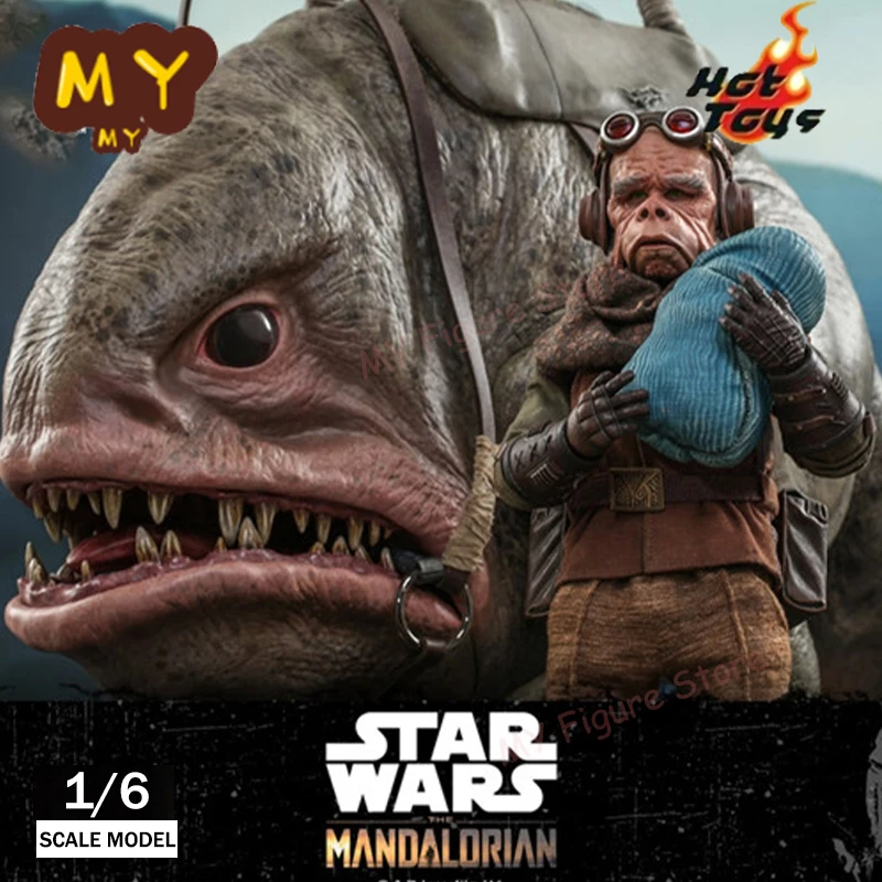 

Оригинальные горячие игрушки Star Wars Kuiil Фигурка 1/6 Мандалорская аниме-фигурка HT TMS048 Статуя Kuiil Blurrg Модель Коллекционная игрушка