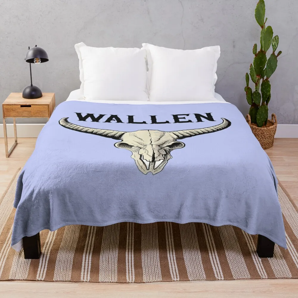 Bullhead Western Country Music Classic Throw Blanket Thermal Bed Fashionable Decorative Beds Loose Blankets