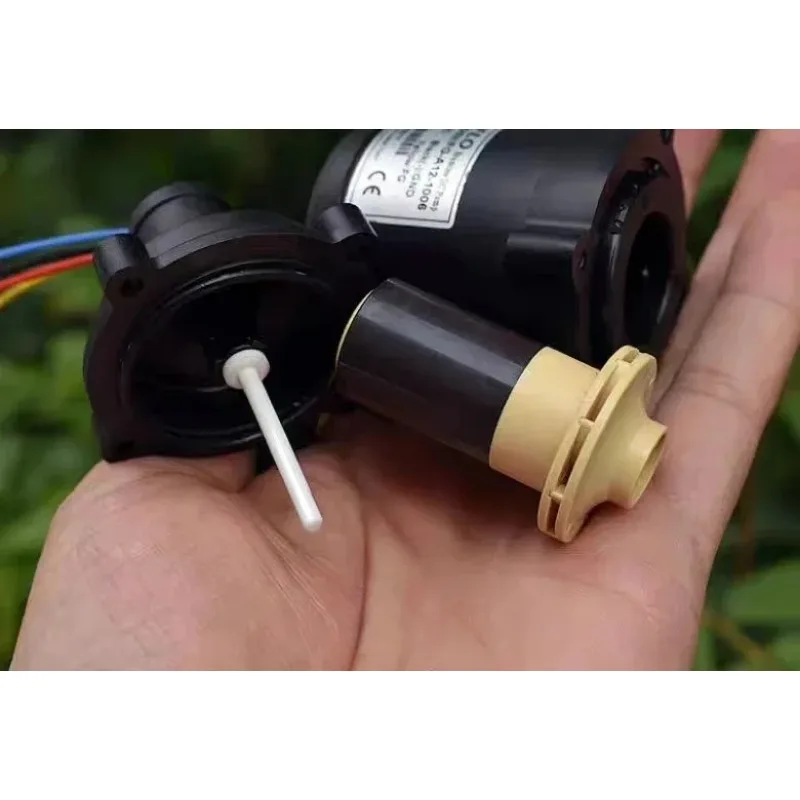 TOPSFLO DC 12V Small Mini Brushless Water Pump Submersible Impeller Centrifugal Pump Large Flow Support PWM Speed Regulation